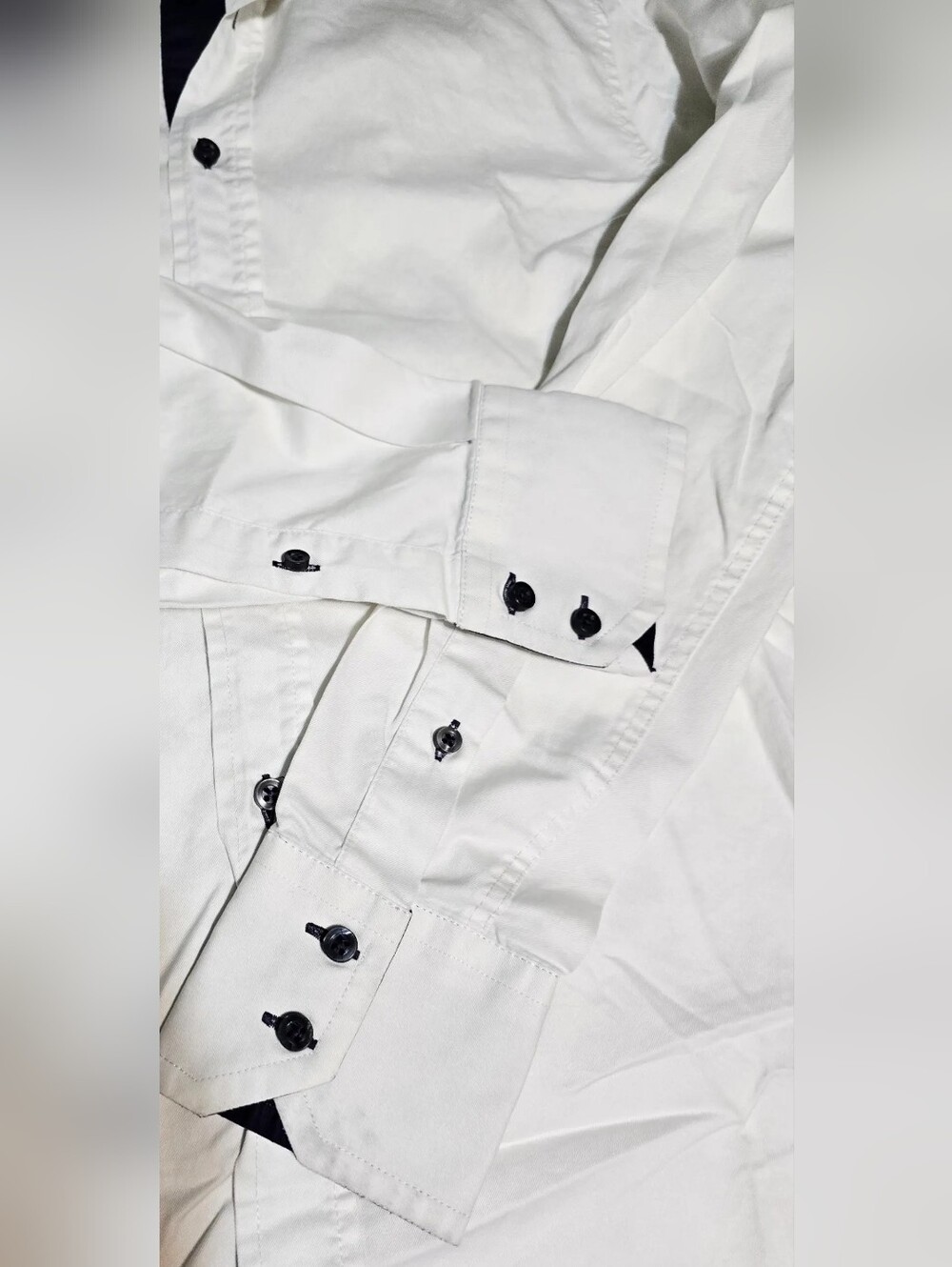 Bruce Field Double Retors White Button Up Dress Shirt - Picture 4 of 6